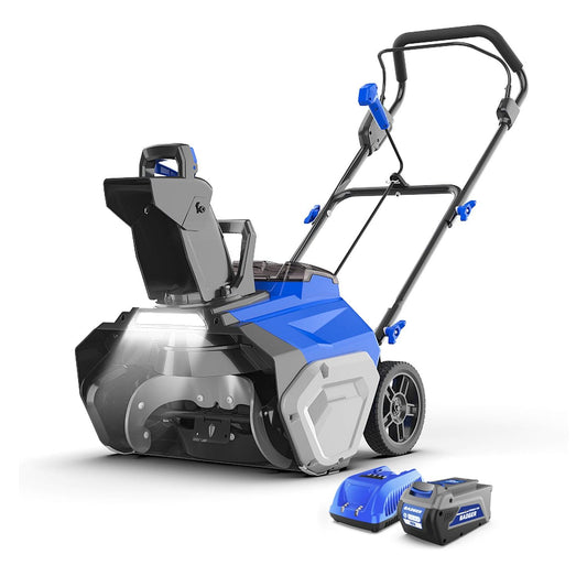 Wild Badger 40V 20 in Cordless Electric Snow Blower With 1 pcs 4.0Ah Battery & Brushless Motor - WILD BADGER POWER