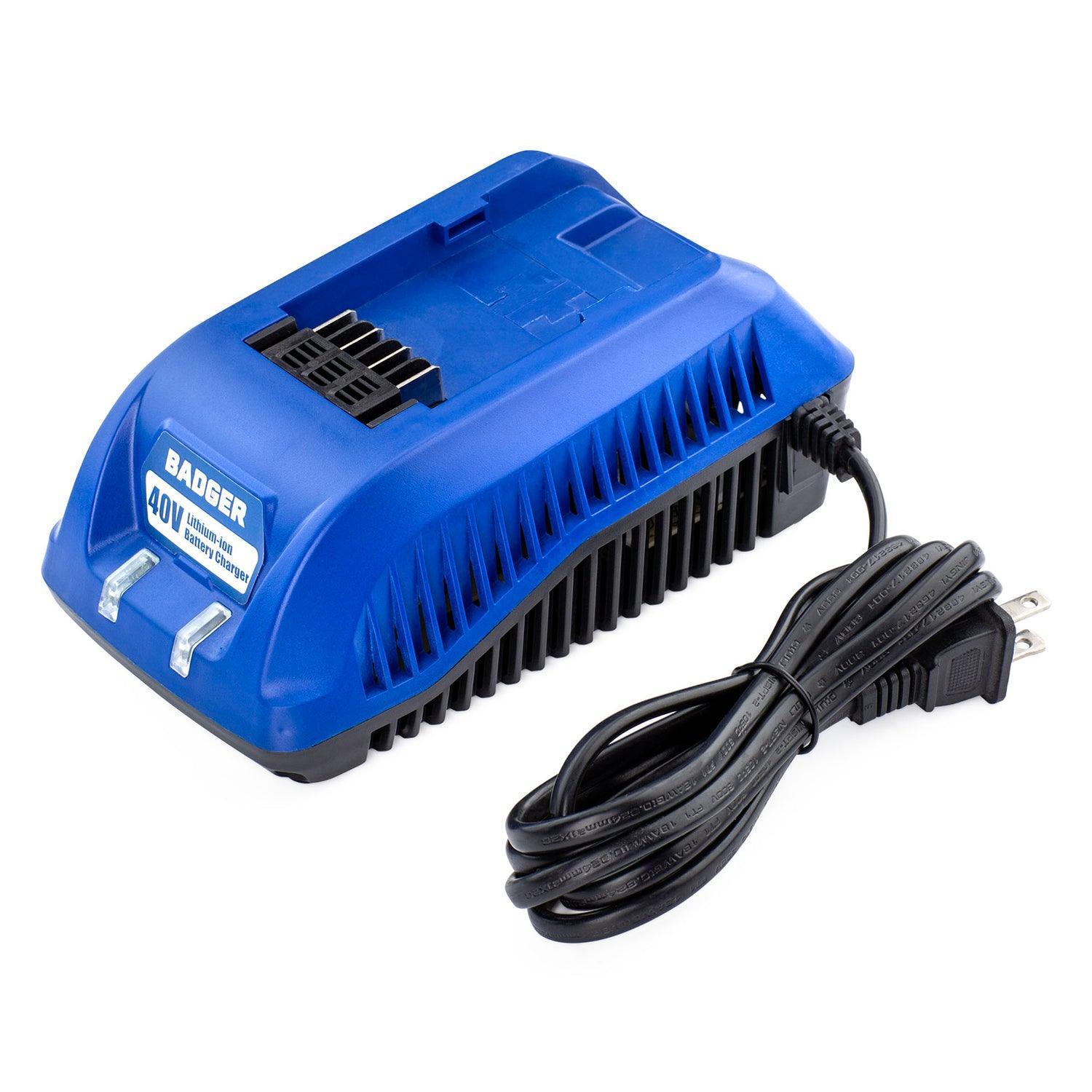 WILD BADGER POWER Charger 40 Volt 2.1A Standard Blue - WILD BADGER POWER