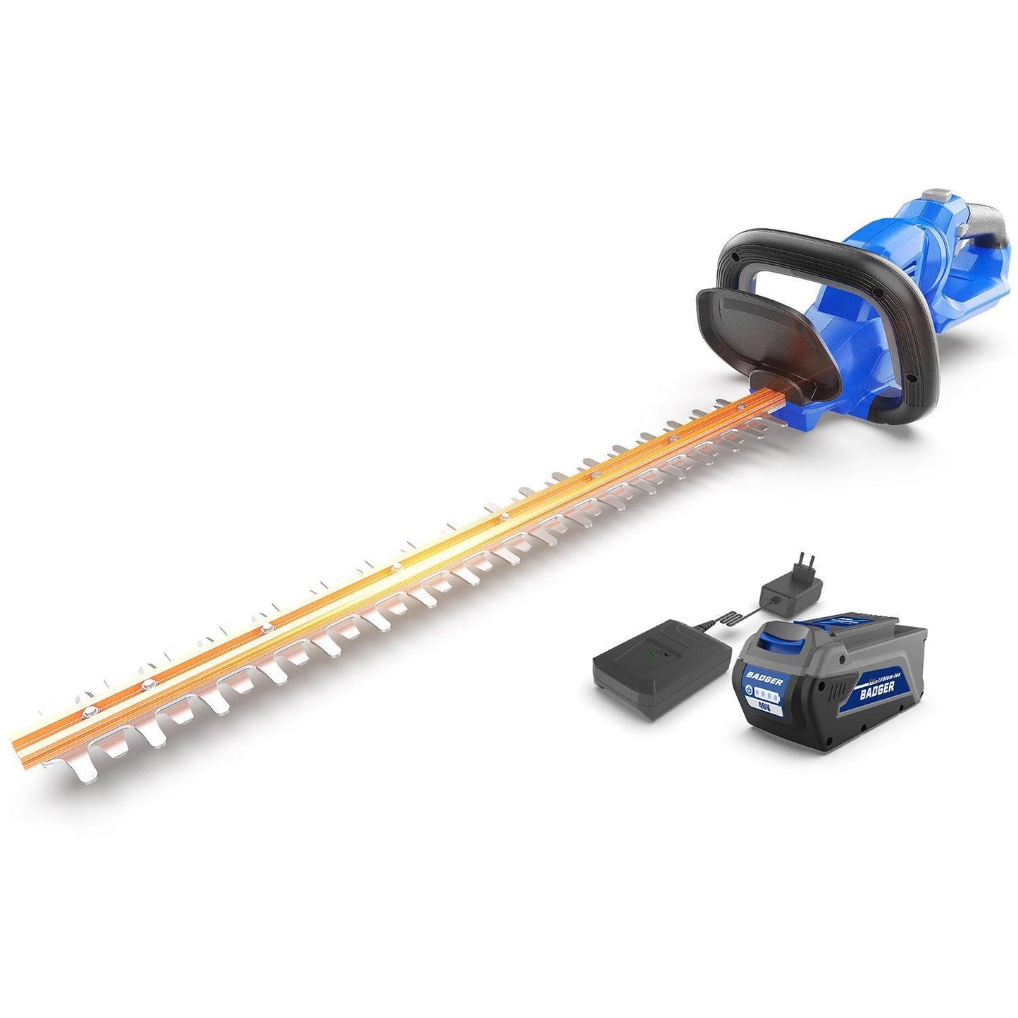 40V Hedge Trimmer Powerful Cordless Electric - WILD BADGER POWER