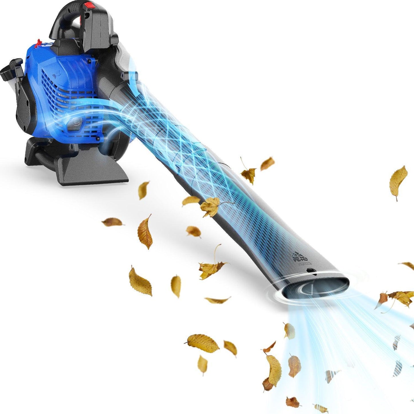 26cc Weed Wacker Gas Powered 4-in-1 String Trimmer & 26cc Leaf Blower l Strong Air Flow for Leaf Sand Gravel Snow Leaf Blower Combo Kit - WILD BADGER POWER