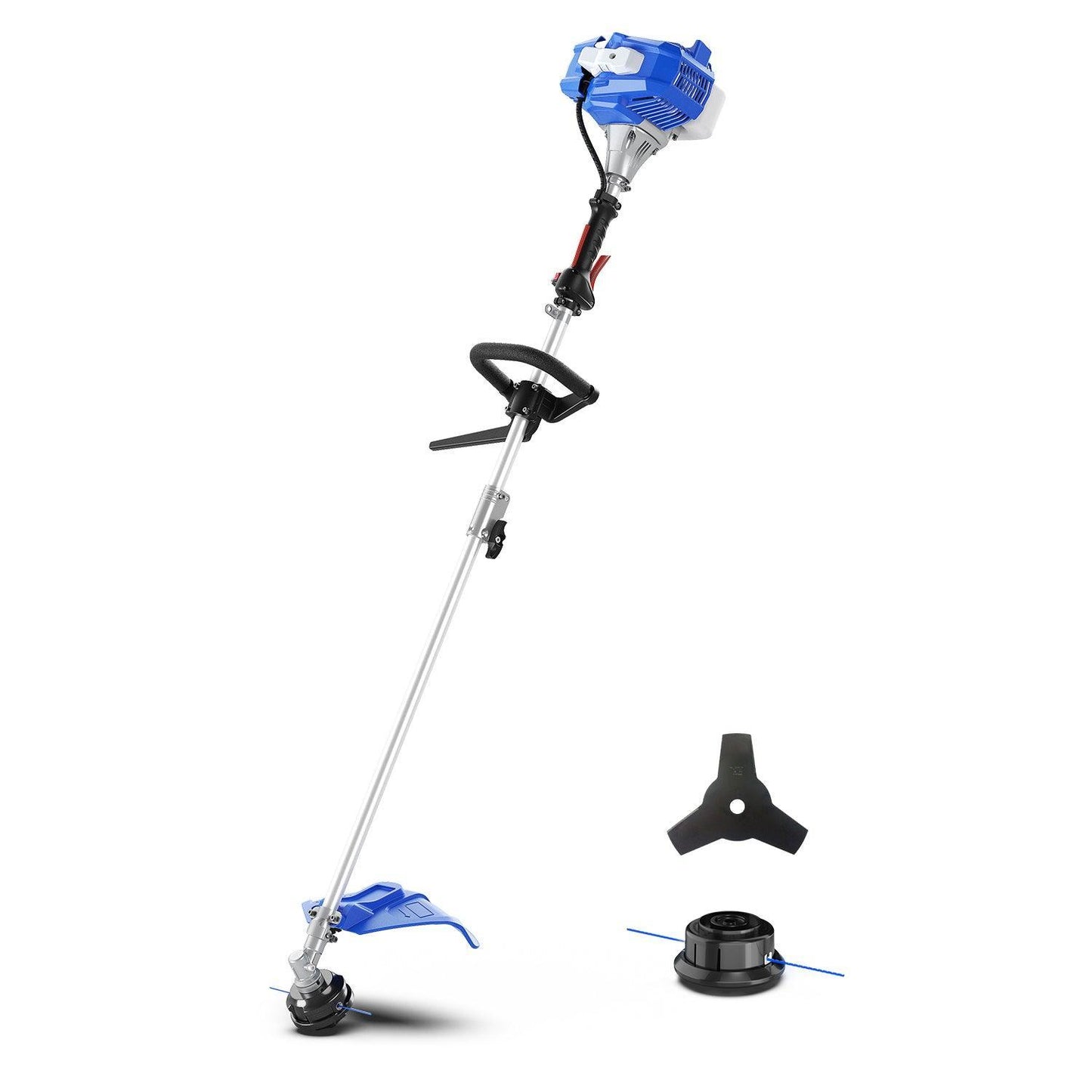 26cc 17 in Weed Wacker l String Trimmer 3-in-1 Multi Lawn Care Tools & 26cc Leaf Blower l Strong Air Flow for Leaf Sand Gravel Snow Leaf Blower Combo Kit - WILD BADGER POWER
