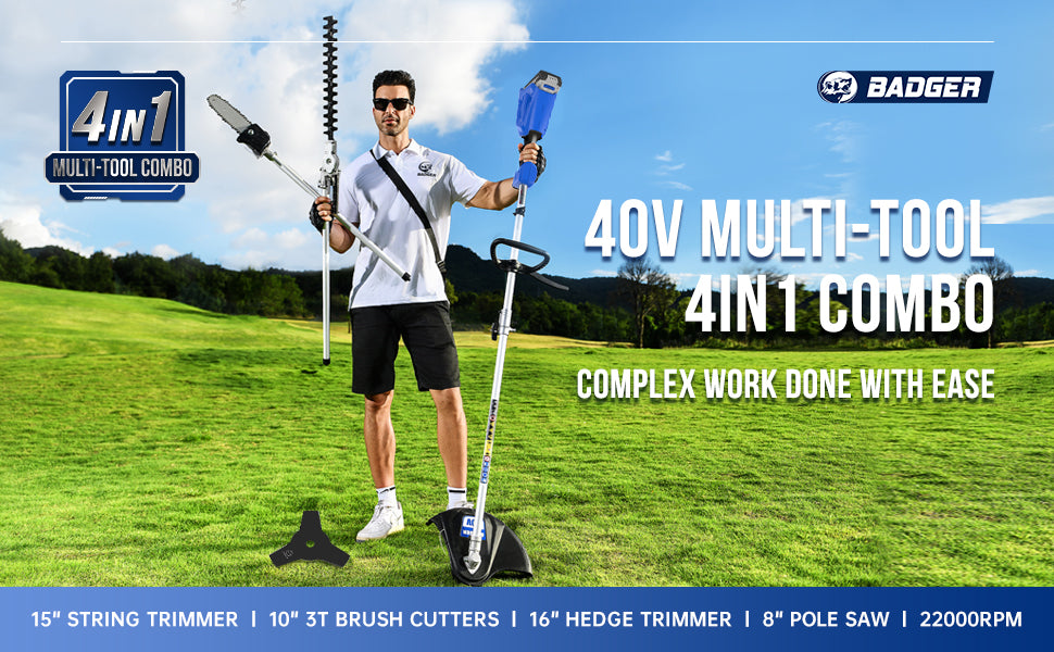 Professional 4-in-1 Yard Tool