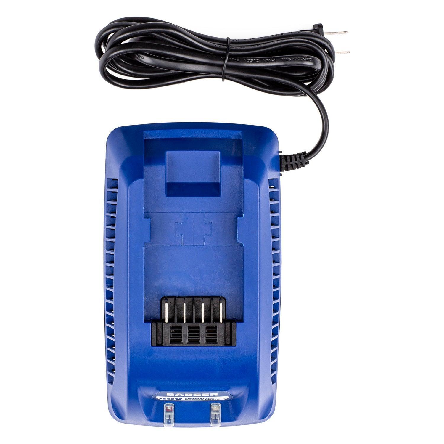 WILD BADGER POWER Charger 40 Volt 2.1A Standard Blue - WILD BADGER POWER