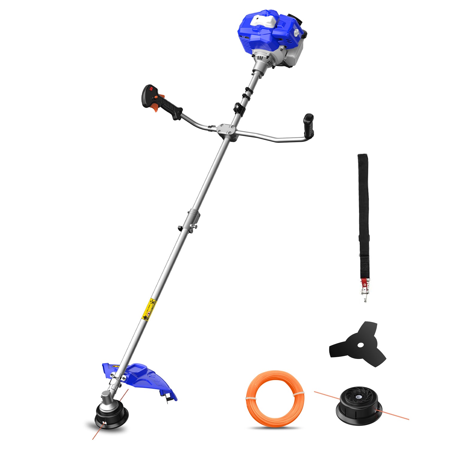 Wild Badger Power Gen2 52cc Gas Powered Weed Wacker, 3-in-1 String