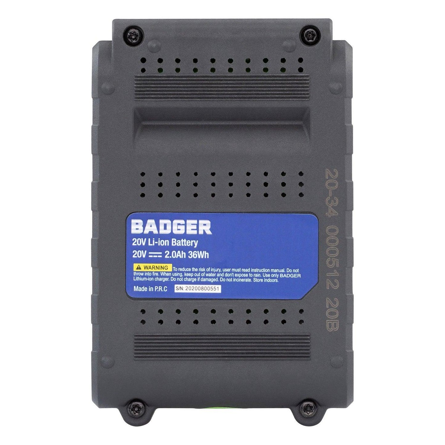 WILD BADGER POWER Cordless 20 Volt 2.0 Ah - WILD BADGER POWER