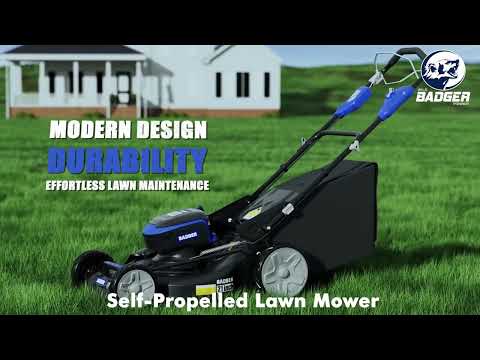 Load and play video in Gallery viewer, 40V 2-in-1 Electric String Trimmer Edger & 40V 21 In Cordless Self Propelled Electric Lawn Mower Combo Kit