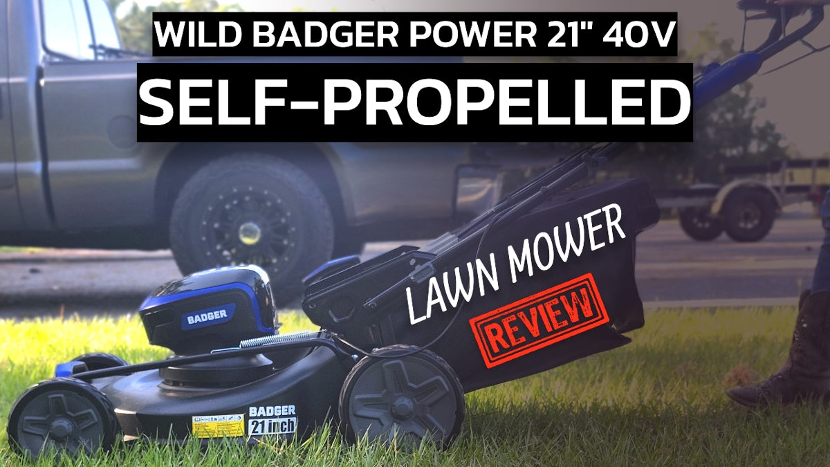 Wild Badger Power 40V 21″ Self-Propelled Lawn Mower