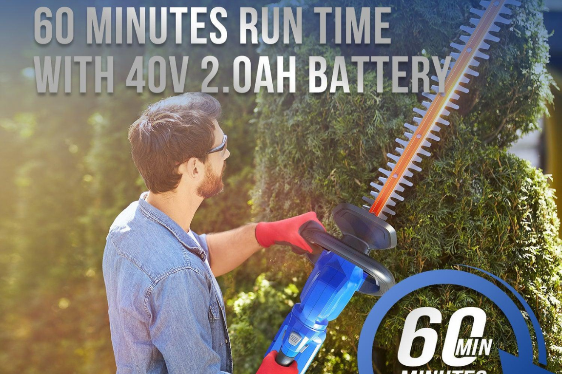 cordless hedge trimmer