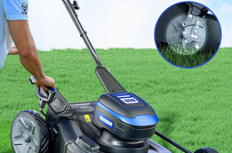 Wild Badger 40V 21 In Cordless Self Propelled Electric Lawn Mower l 7 Height Adjustment - WILD BADGER POWER