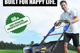 Wild Badger 40V 21 In Cordless Self Propelled Electric Lawn Mower l 7 Height Adjustment - WILD BADGER POWER