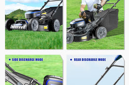 Wild Badger 40V 21 In Cordless Self Propelled Electric Lawn Mower l 7 Height Adjustment - WILD BADGER POWER