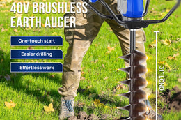 Wild Badger 40v Brushless Earth Auger