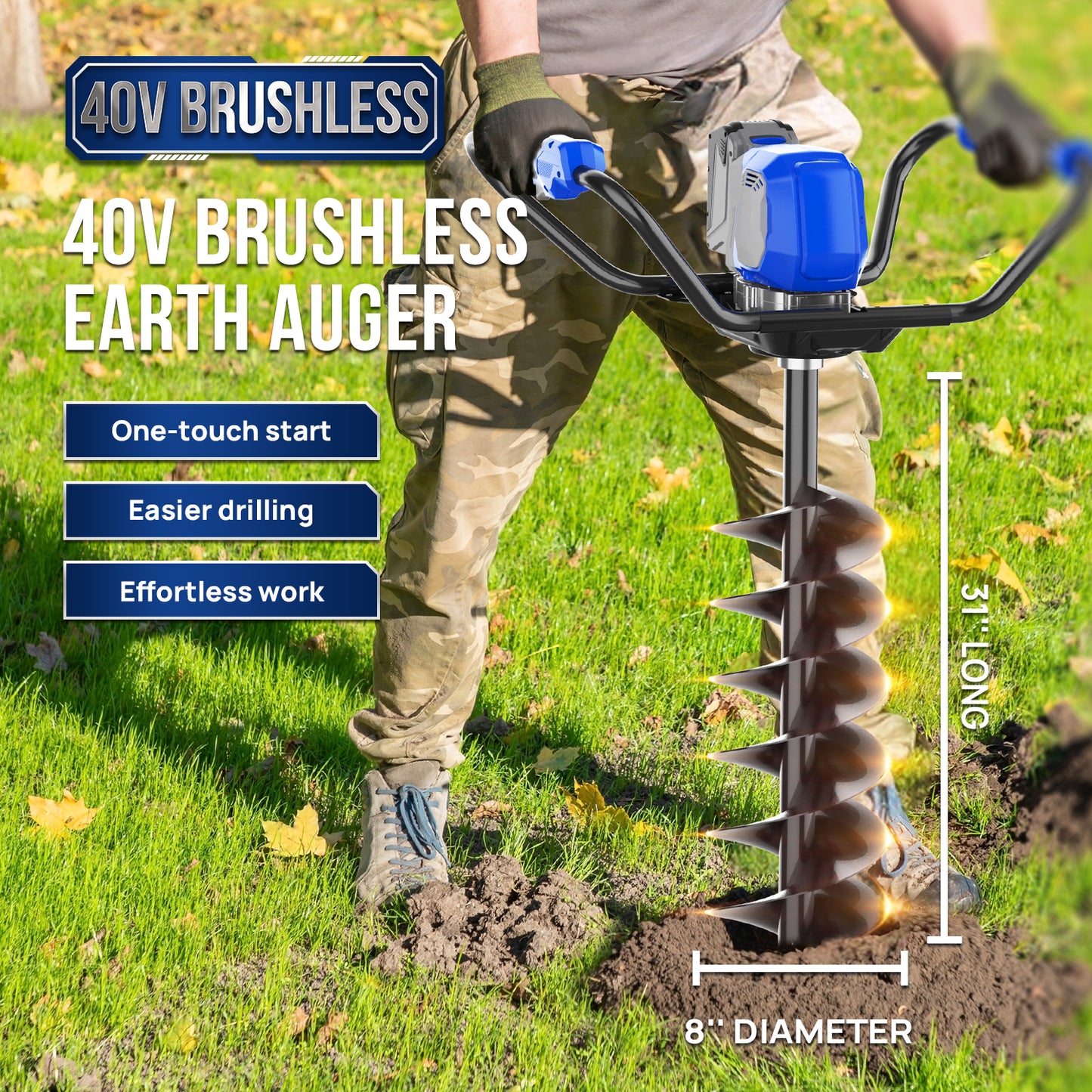 
                  
                    Wild Badger 40v Brushless Earth Auger
                  
                
