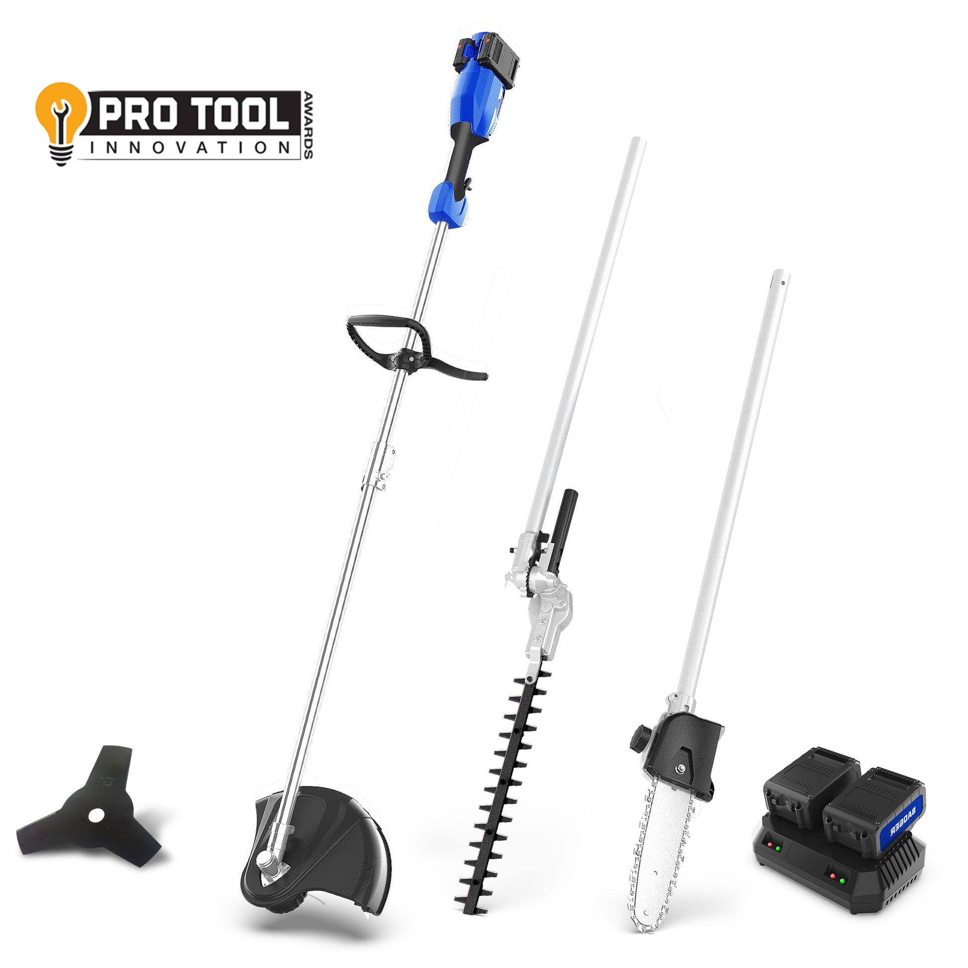 Wild Badger New (20V*2) 40V Electric Weed Wacker String Trimmer 4-in-1 Multi Yard Care Tools