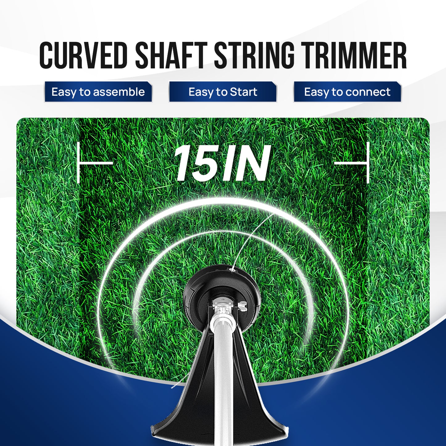 
                  
                    WILD BADGER POWER 26cc Weed Wacker Gas Powered, 2 in 1 String Trimmer
                  
                