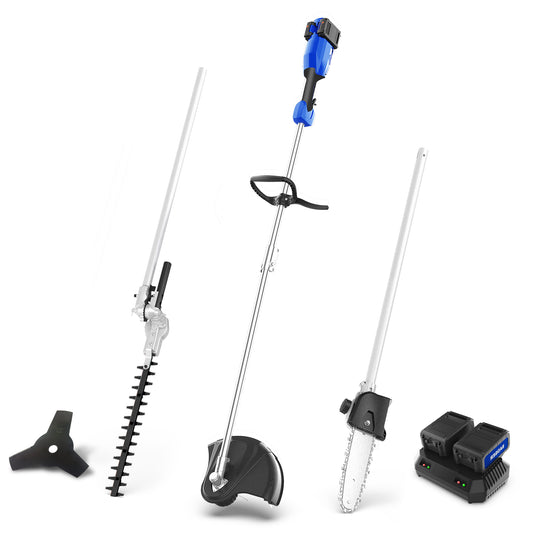 Wild Badger New 40V Electric Weed Wacker String Trimmer 4-in-1 Multi Yard Care Tools - WILD BADGER POWER