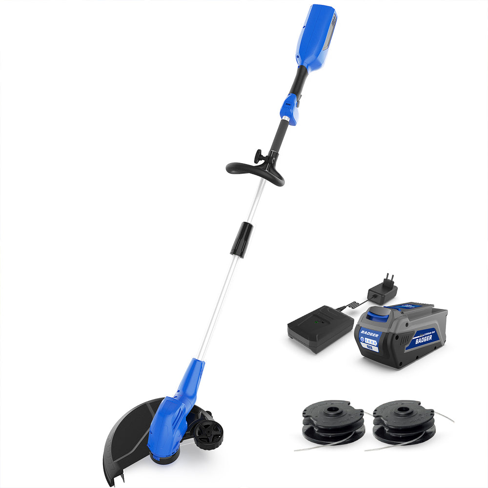 WILD BADGER POWER 2-in-1 String Trimmer/Edger with Auto Feed