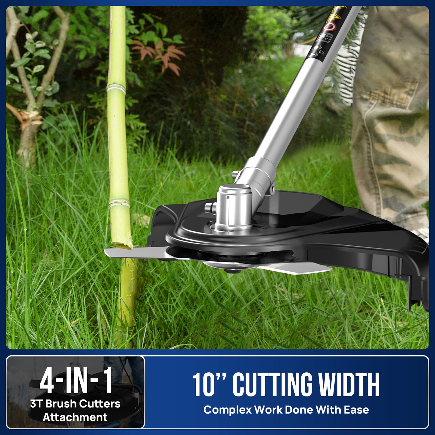 
                  
                    Wild Badger New 40V Electric Brushless Weed Wacker String Trimmer 4-in-1 Multi Yard Care Tools
                  
                