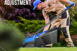 Wild Badger 40V 14In Cordless Brushless Electric Lawn Mower l 5 Height Adjustment - WILD BADGER POWER
