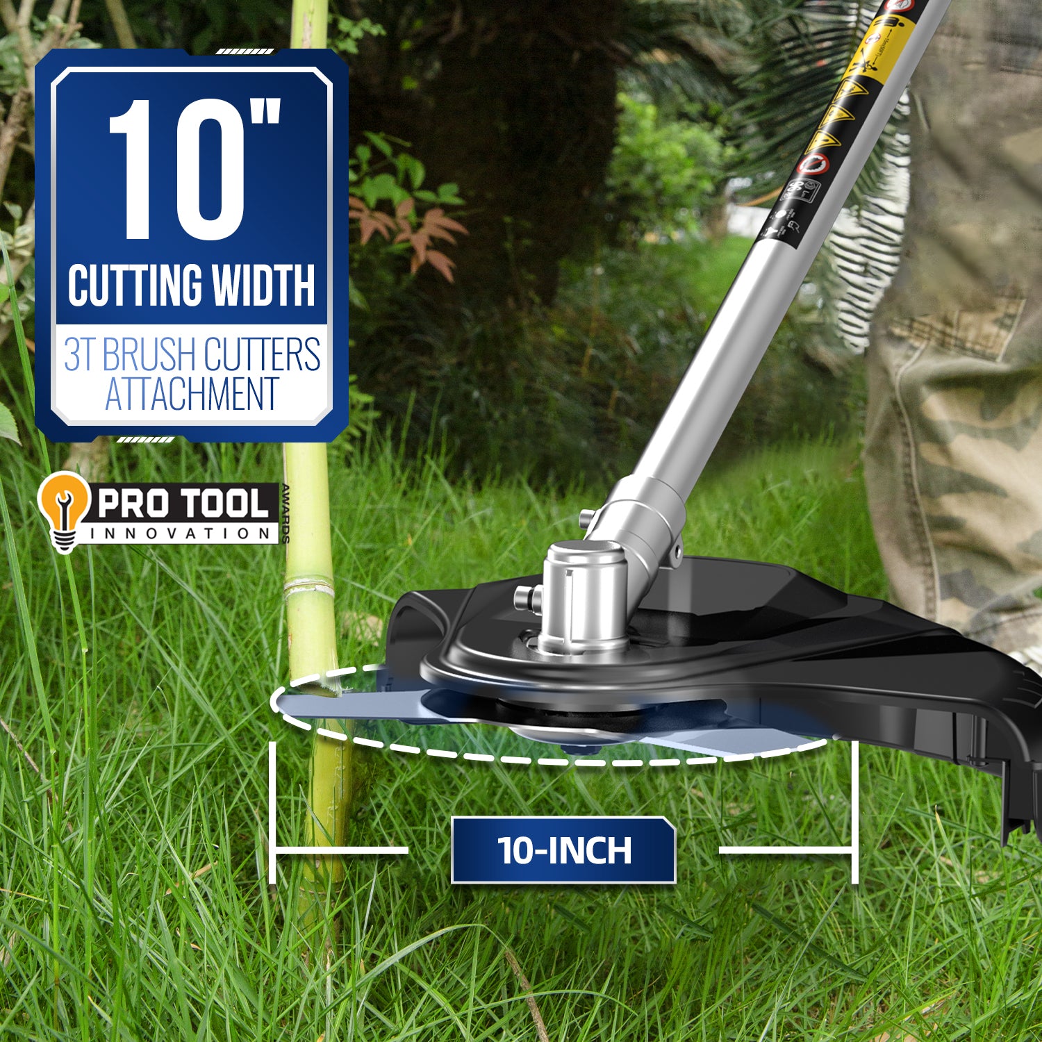 Wild Badger New (20V*2) 40V Electric Weed Wacker String Trimmer 4-in-1 Multi Yard Care Tools