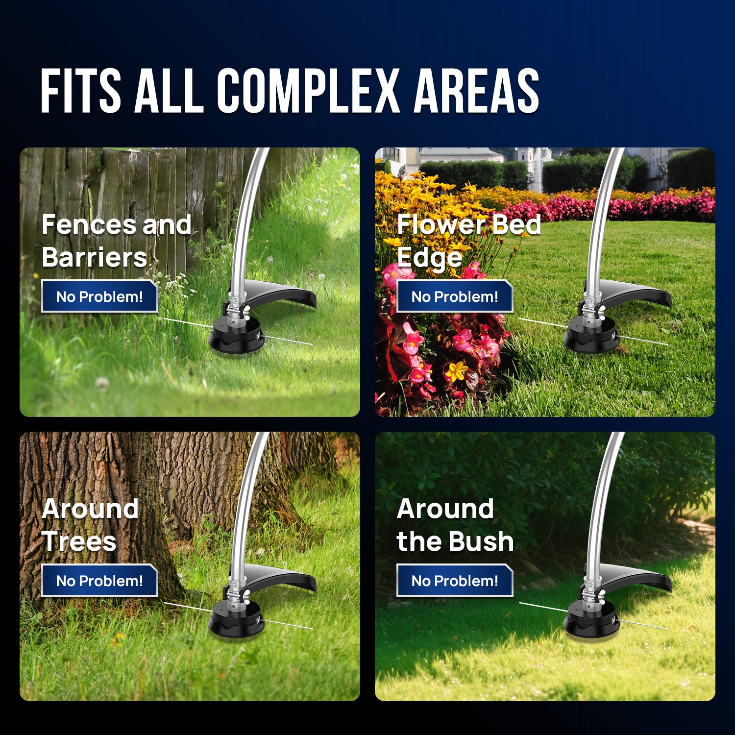WILD BADGER POWER Curved 26cc Weed Wacker Gas Powered, 2 in 1