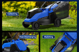 Wild Badger 40V 14In Cordless Brushless Electric Lawn Mower l 5 Height Adjustment - WILD BADGER POWER