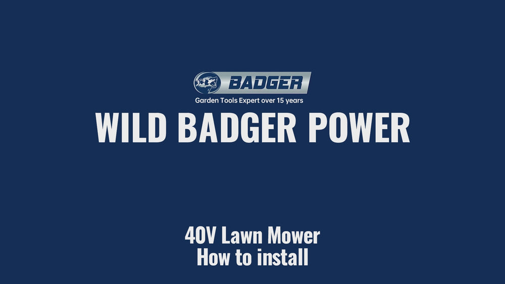 
                  
                    Load and play video in Gallery viewer, WILD BADGER POWER 40V Brushless Lawn Mower 18&amp;quot; Cordless l 5 Height Adjustment Electric
                  
                
